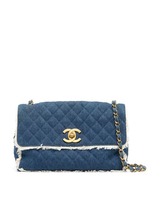 chanel classic jumbo in distressed denim|The Chanel Classic Jumbo: A Three Decade Journey .